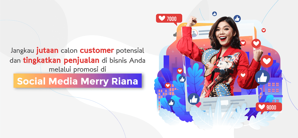 Endorse di Social Media Merry Riana
